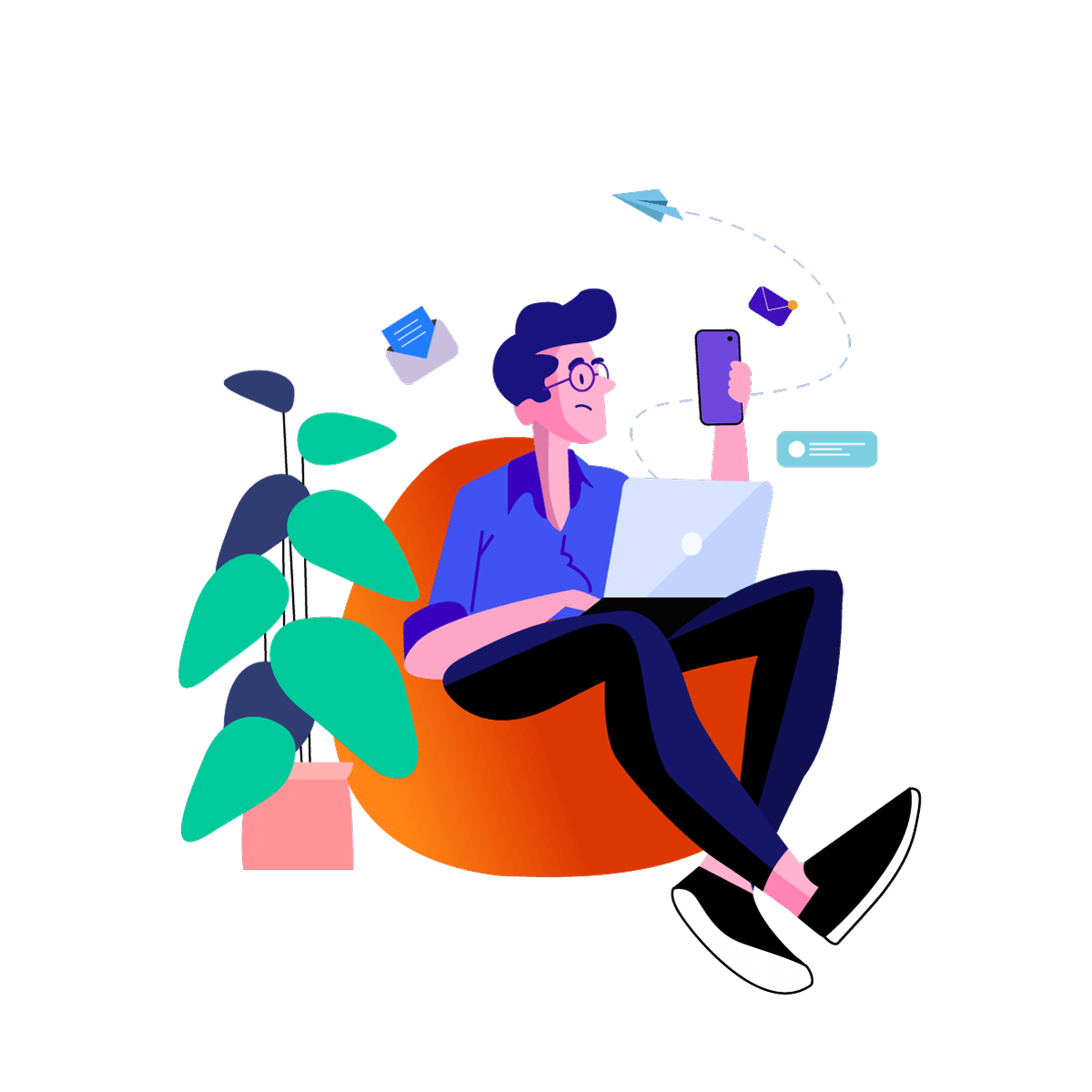 hero image of a freelancer